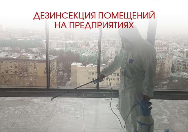 Дезинсекция помещений на предприятиях в Краснознаменске